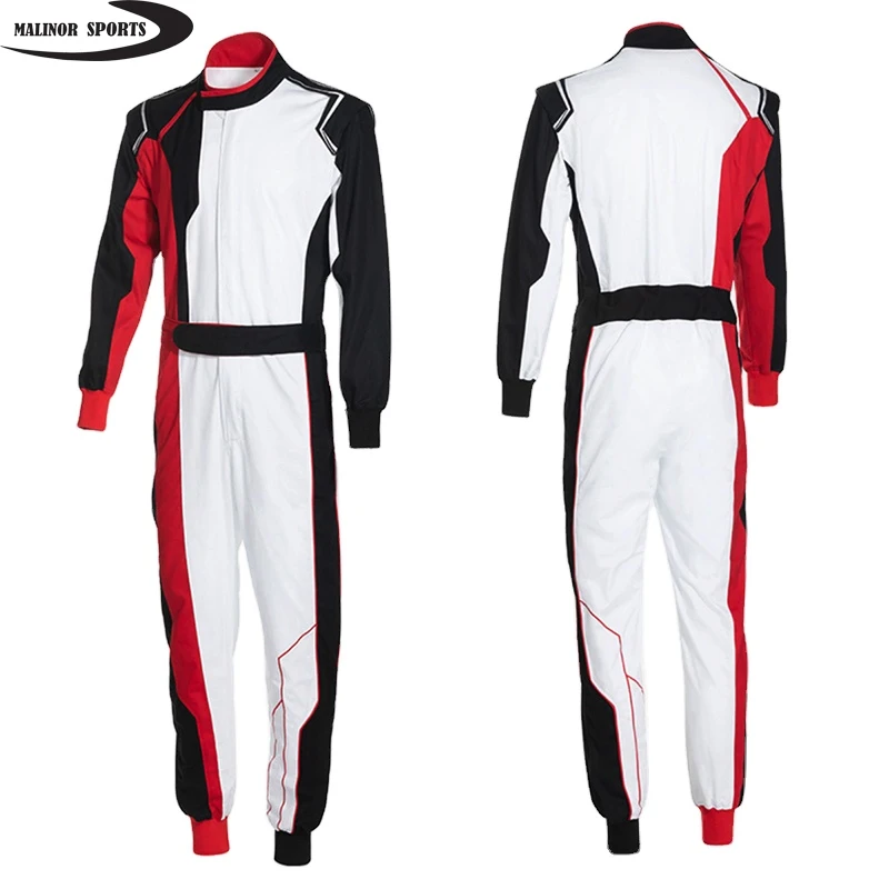 Высококачественный дизайнерский собственный гоночный костюм для картинга чистый сублимированный мужчин и женщин