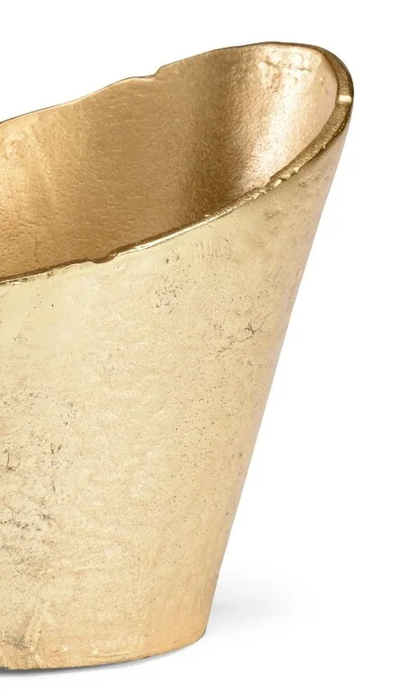 Beer Ice Bucket Gold Plated Raw Finishing Luxury Contemporary Design Modern Art Decorative Wine Cooler Ice Bucket Luxury Barware