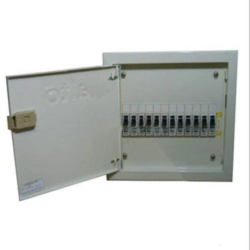 High Quality  Metal 12 Way TPN Double Door MCB Distribution Board (White, 1 Piece) Warranty : 1 Yr
