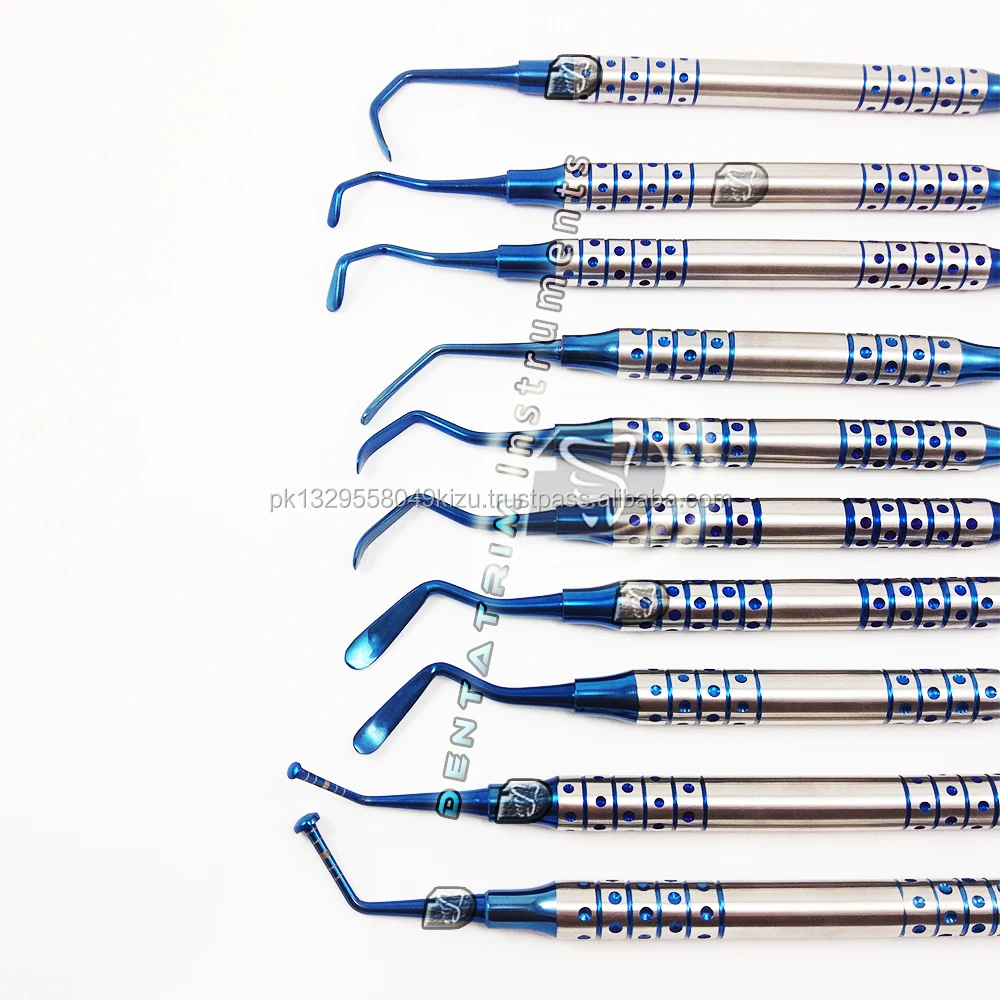 Высококачественный набор из 10 инструментов для подъема зубных пазух нержавеющей стали стоматологическое оборудование