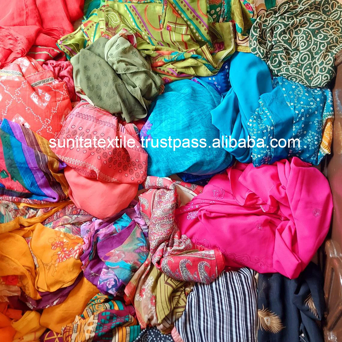  Пижама индийская винтажная традиционная из крепа и шелка 5 ярдов пижама одежда для сна длинное платье ручная работа переработанного крепированного материал сари