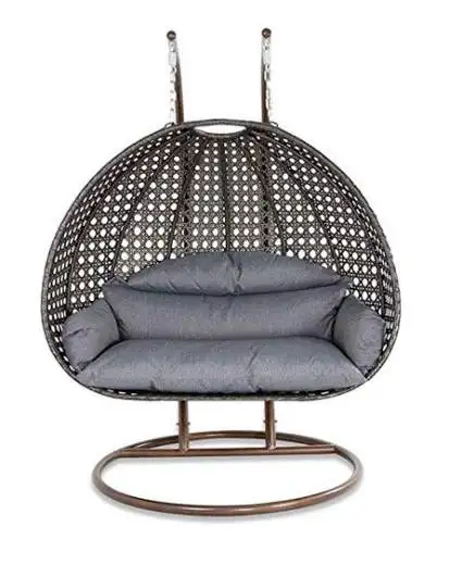 Larger version of sold-out hanging egg chair patio hanging rattan swing egg chair with stand made in Vietnam