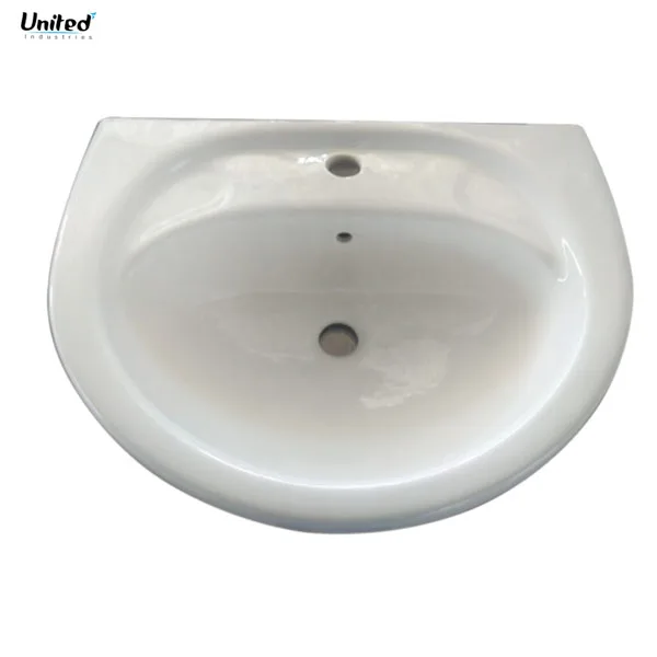 Repose wash basin with pedestal modern design wash basin sanitary ware bathroom sinks and wash basin