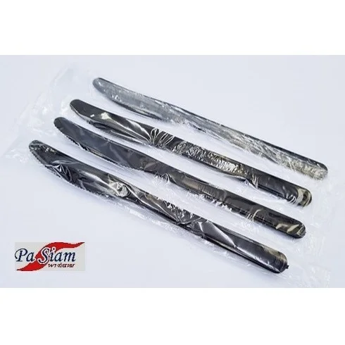 Лидер продаж с фабрики, пластиковые столовые приборы для вечеринок, кемпинга, путешествий, среднего веса, набор столовых приборов NKPP13, нож с упаковкой