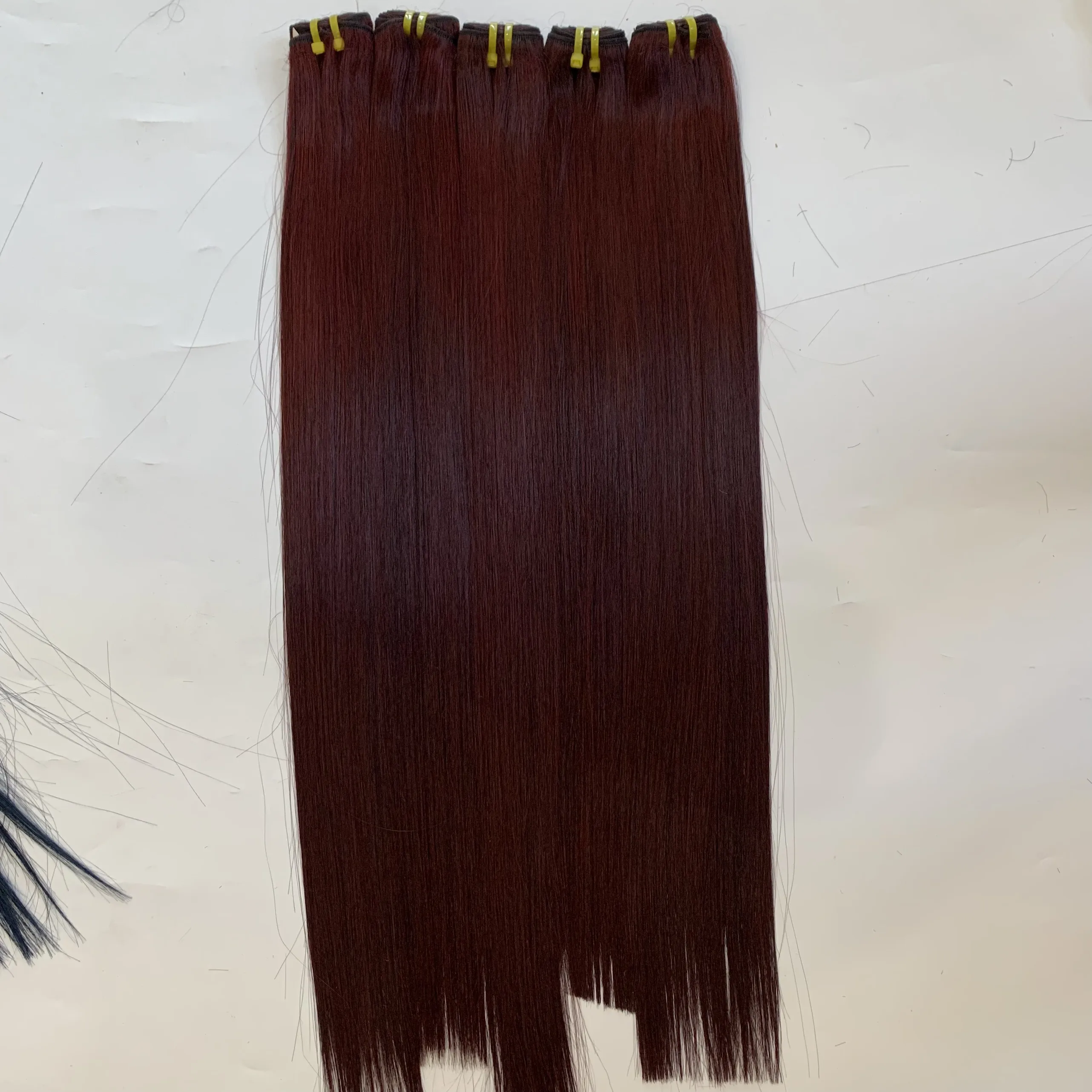 Супер двойные человеческие волосы прямые коричневого цвета 28 дюймов no tang nit лучшее качество 100% натуральные от Livihair Vietnam