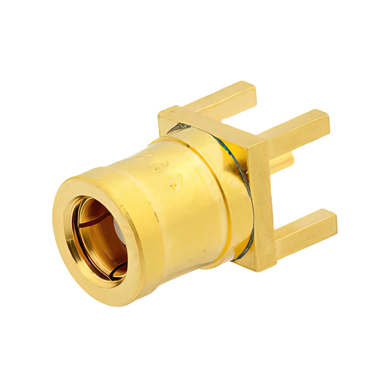 SMB Plug Connector Solder Attachment Thru Hole PCB Hole Spacing