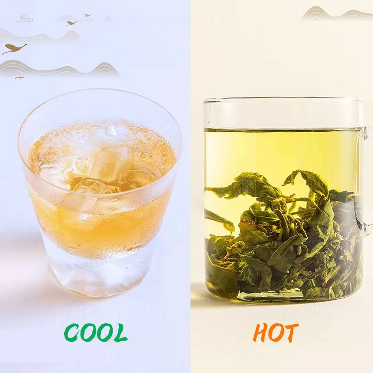 
Taiwan green tea leaf bags oolong tea bagGreen Heart Oolong Lishan Mountain Tea high quality wholesale OEM ODM 