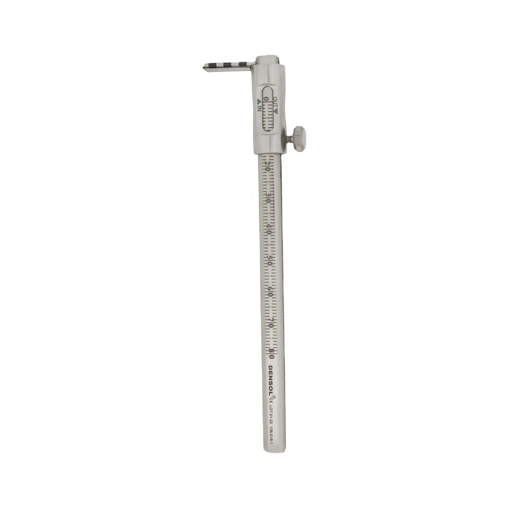 Dental Krekeler Sliding Caliper 0-80 mm Dental Implant Gauge Measuring Caliper Lab Instrument
