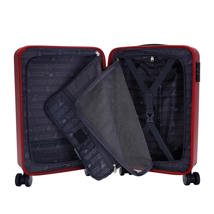 Eco-friendly P.E.T. Hard shell Shiny Easy Trip Suitcase Trolley Luggage Bags