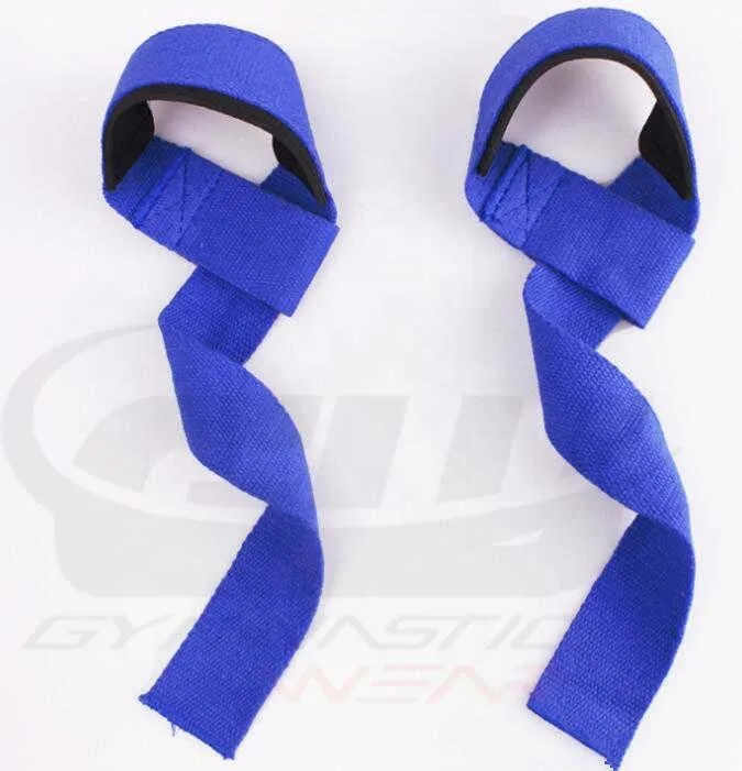 Cotton polyester  Straps Gym Fitness  custom logo high quality workout training Wrist lifting strap customized logo