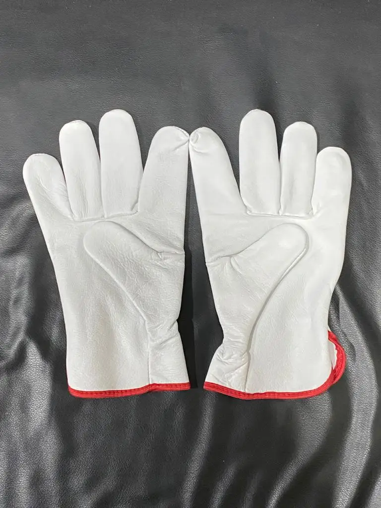 BC класс коровья зерна вождения перчатки Горные сверхмощные кожаные рабочие