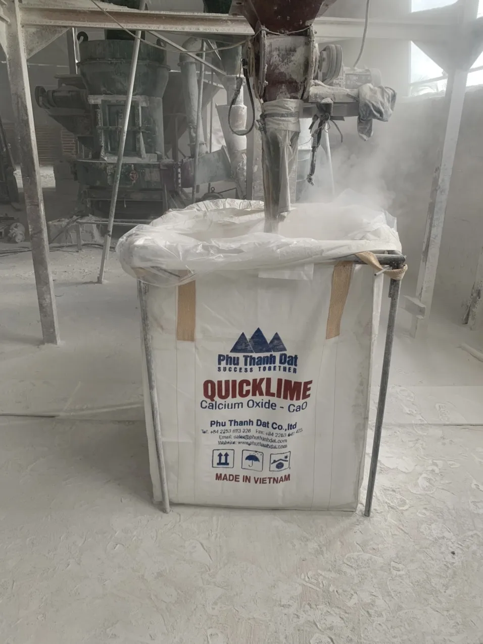 Лучшая цена, порошок быстрого Лайма 2021, порошок сожженного Лайма CaO, Вьетнам, лучший производитель