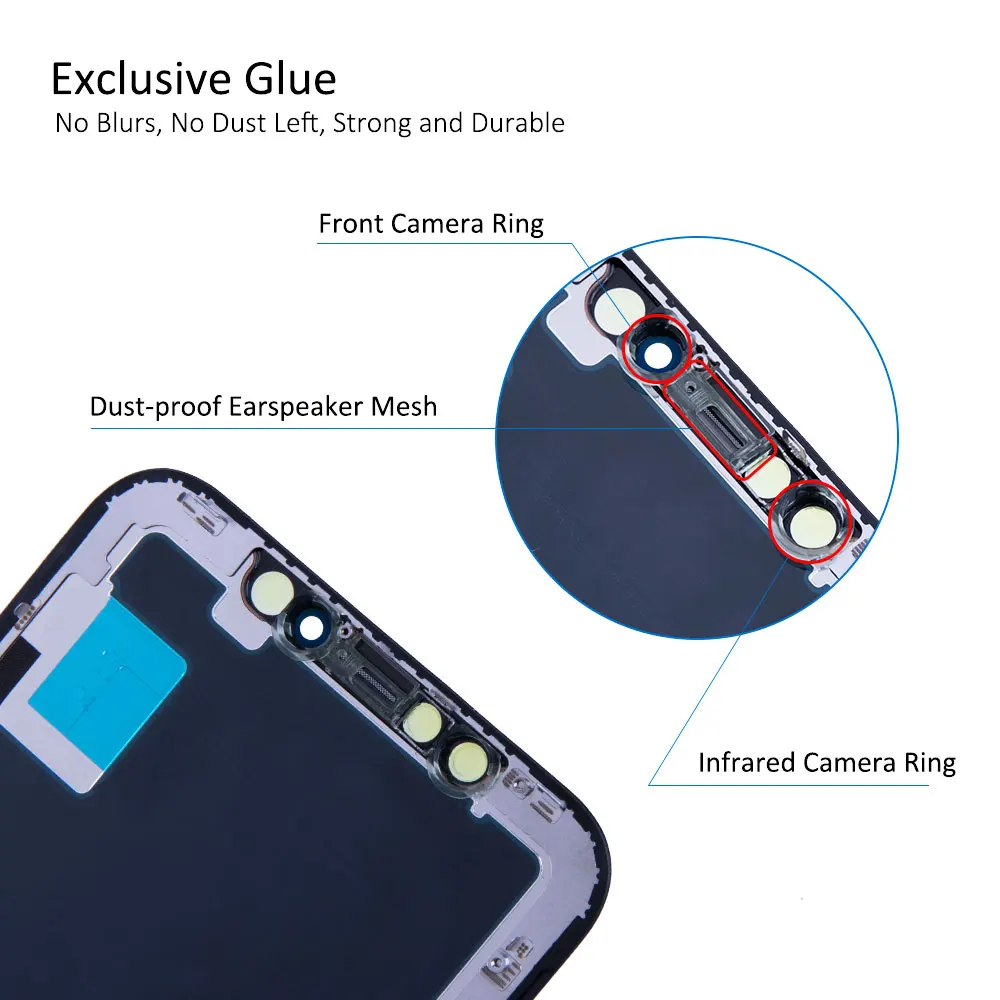  Elekworld OEM Incell TFT ЖК-дисплей для iPhone X XR XS Max 11 Pro сенсорный экран замена мягкий жесткий