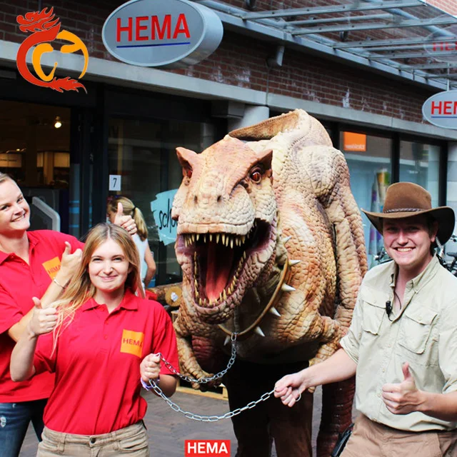 Костюм роботизированного динозавра T-rex для взрослых сделано в Китае искусственный динозавр натуральную величину силиконовый каучук Chuangying на