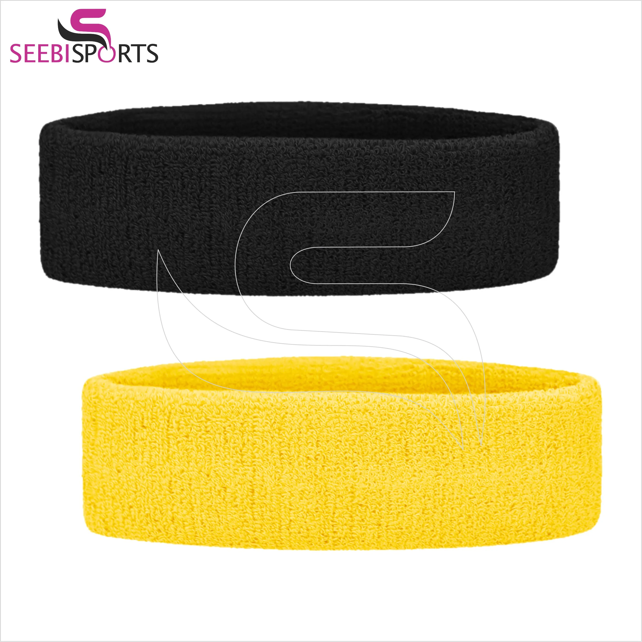 Wholesale printed head wraps elastic hair band custom headband for Women hair accessories