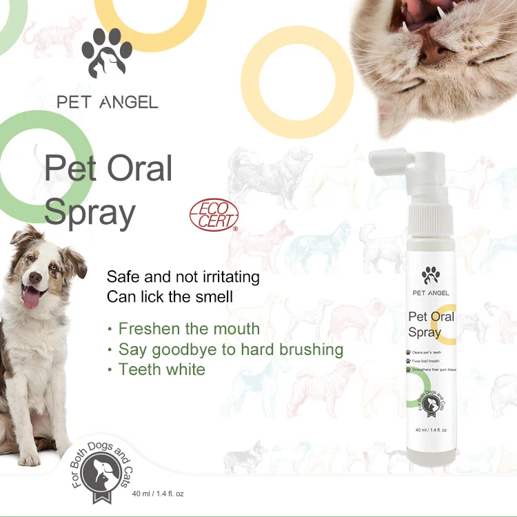 Pet Dog Cat Mouth Oral Spray Teeth Deodorant Freshener Spray