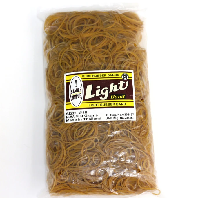 100% Natural Rubberbands from Thailand