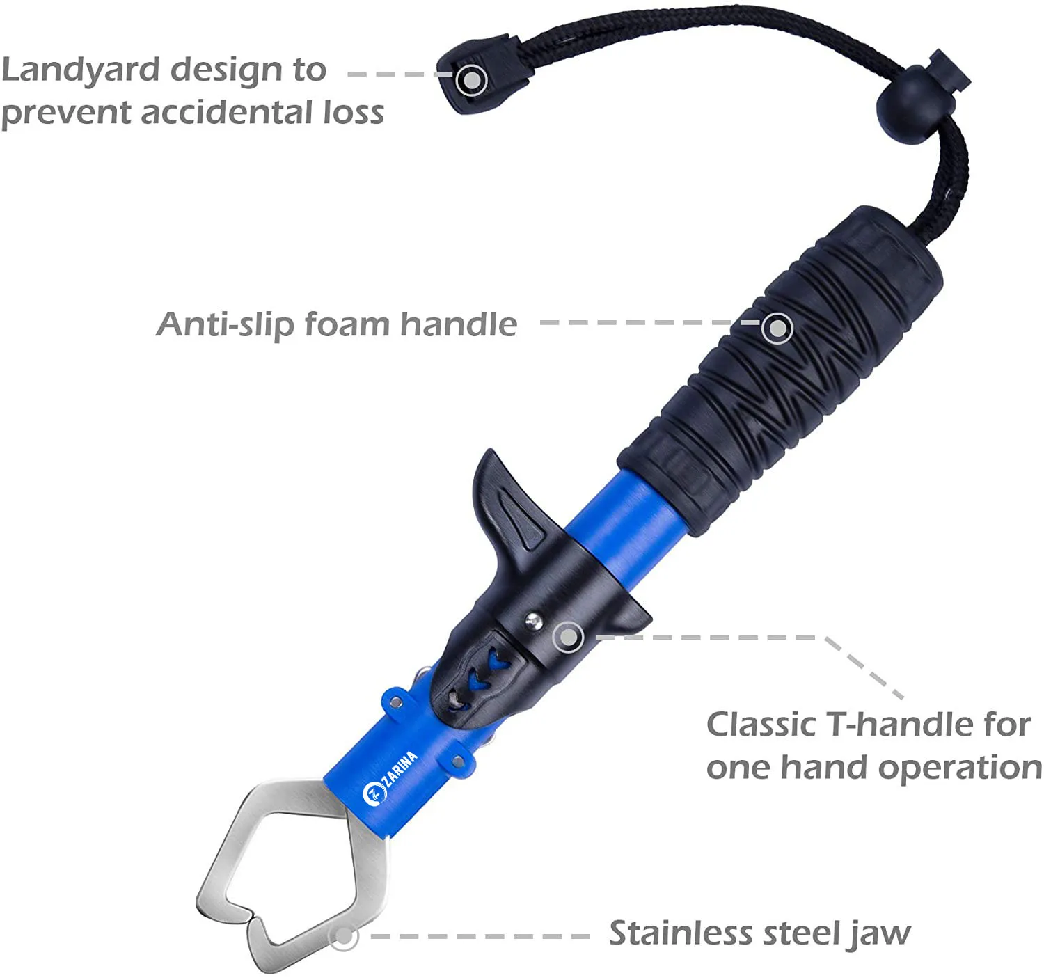 
Fishing Tools Kit-Fish Landing Net Fishing Pliers Gripper, Hook Remover, Hunting Accessories Fishing Gifts for Men 