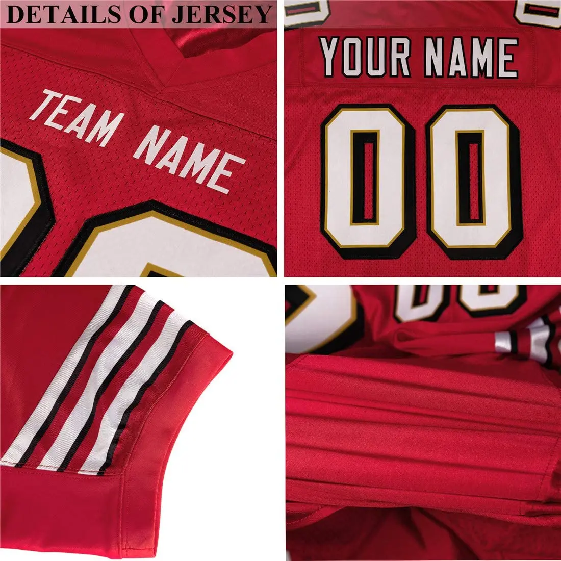Custom Youth American Football Team Uniforms Tackle Twill Men American Football Sports Uniform