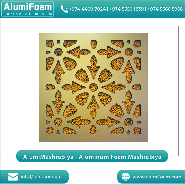 
Unique Design High Quality Durable Aluminum Foam Panel Mashrabiya at Factory Price 