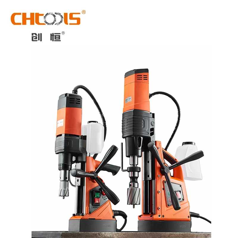 CHTOOLS Hot Selling 220V 35mm Magnetic Drill Machine Single or Variable Speed Power Electric Drill Tools Application