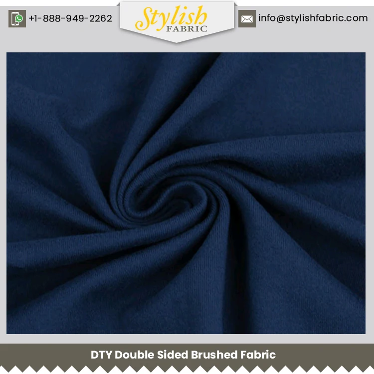 Однотонный узор легкий вес хорошее качество 92% полиэстер 8% спандекс DTY двусторонняя матовая ткань для оптовых покупателей