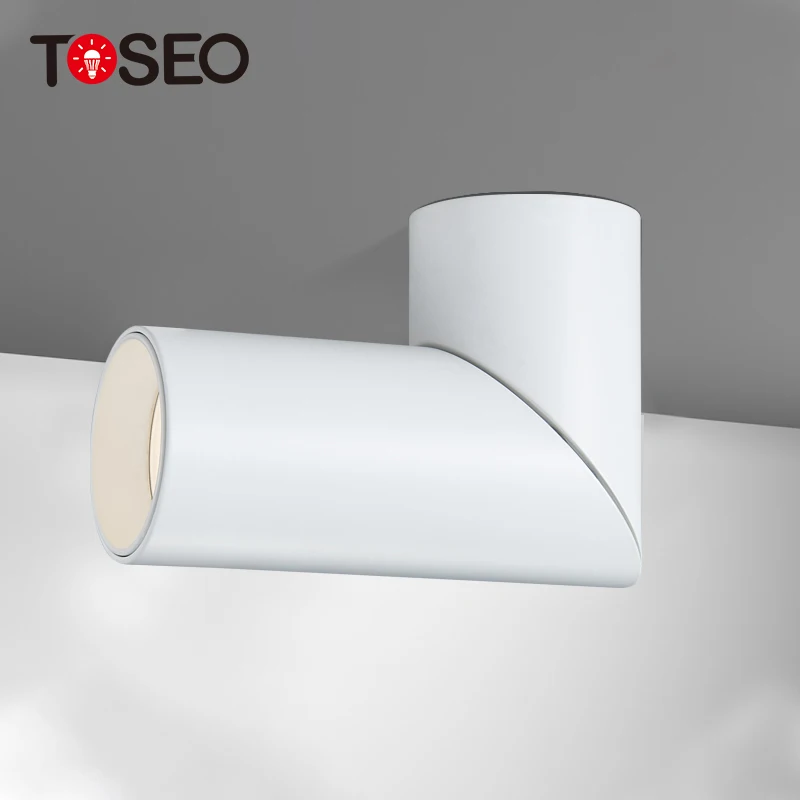 Pure Aluminum Surface Mounted Led Ceiling Light GU10 Spotlights for Home Adjust Spot Light Modern 3W 5W 6W 7W 90 Adjustable 100