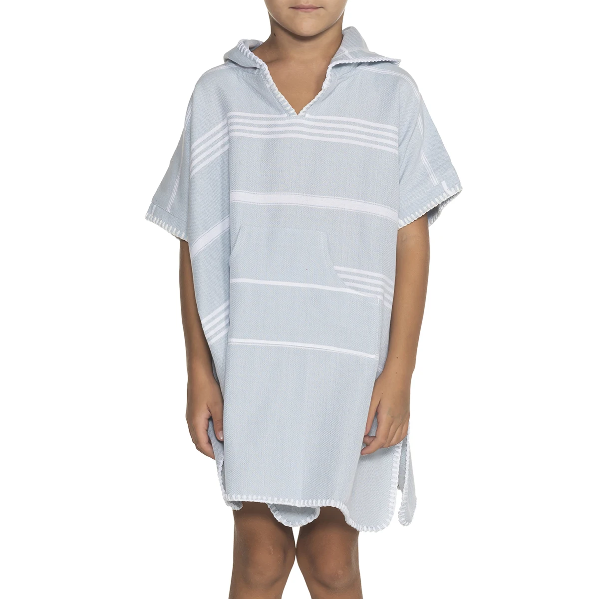 Turkish Cotton Child Poncho Kids Towel High Quality Home Teen Poncho Bathrobe