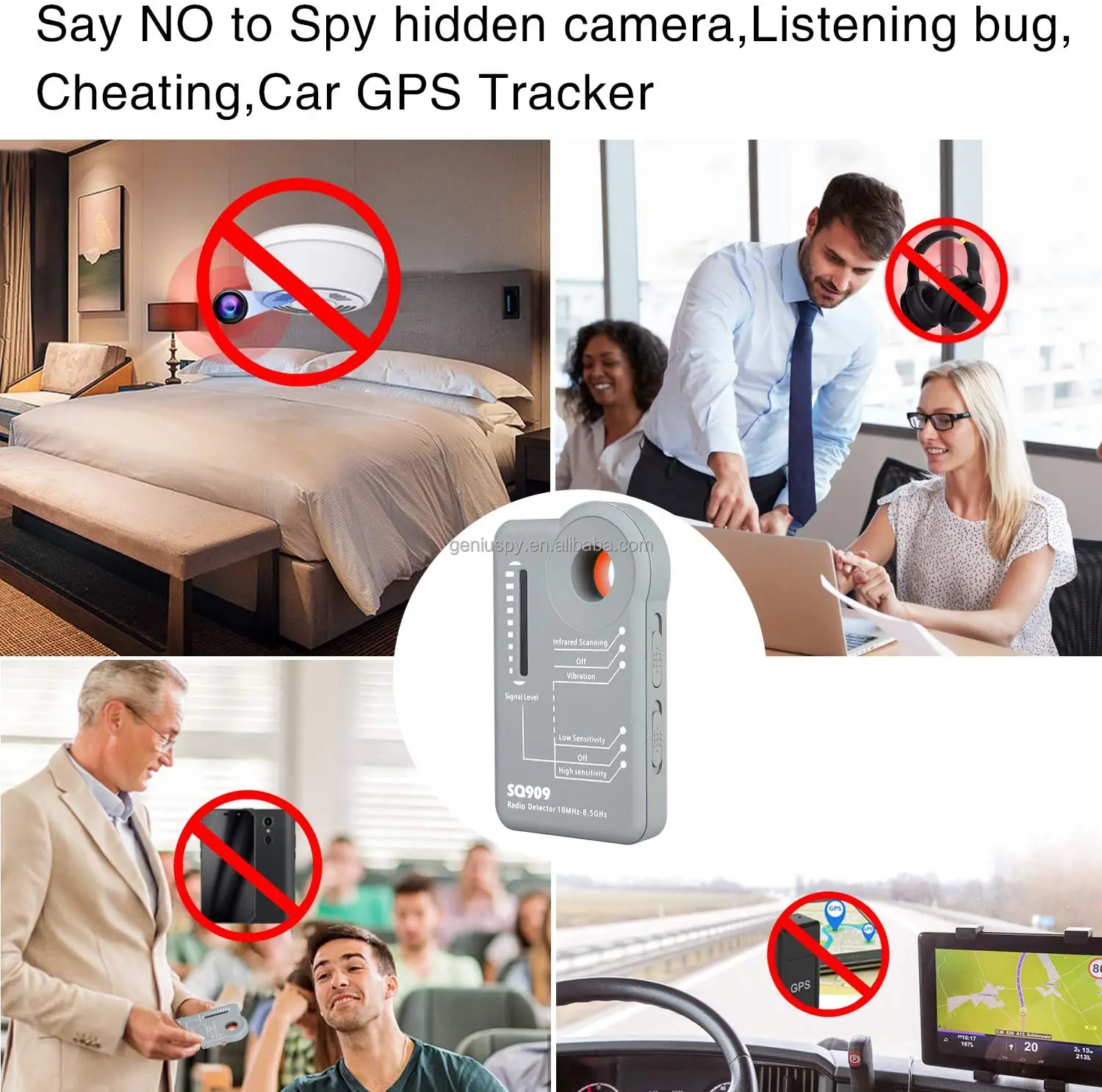 SQ909 Gsm Signal Finder   Camera Pen Gps Tracker Wiretapping Bug Mini Anti  Bug Detector