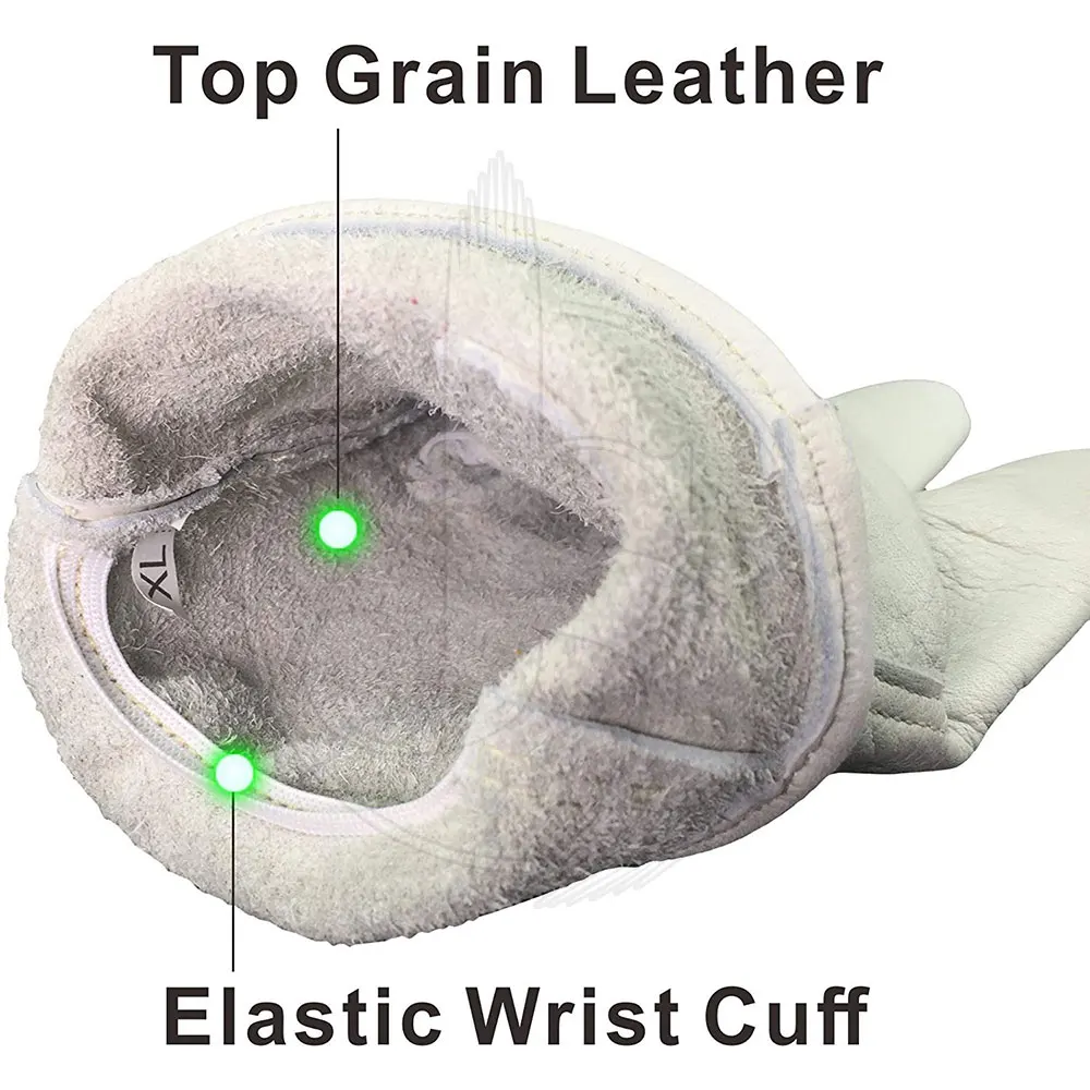  Кожаные рабочие перчатки высококачественные 2021 мужские по оптовой цене