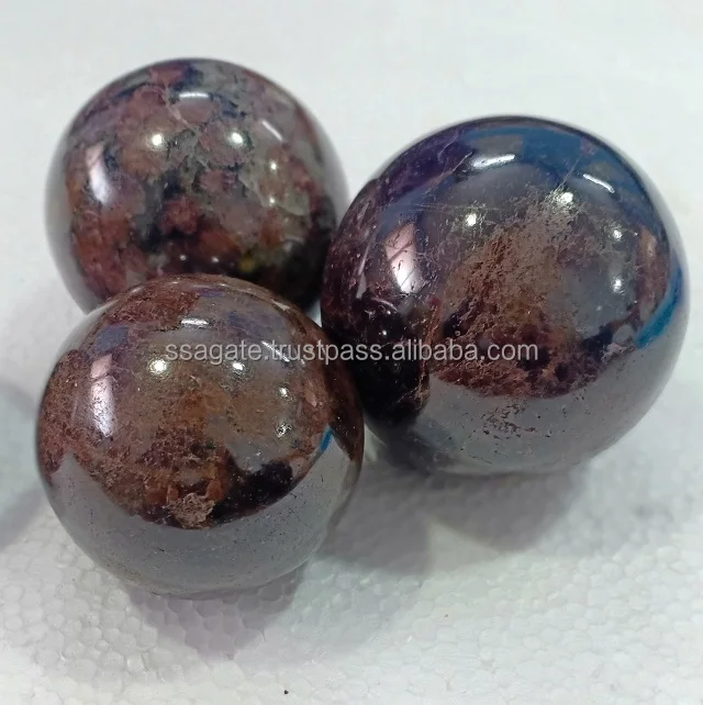 Сферические шары с натуральным гранатом: оптовый Производитель лечебной сферы: купить онлайн у S AGATE
