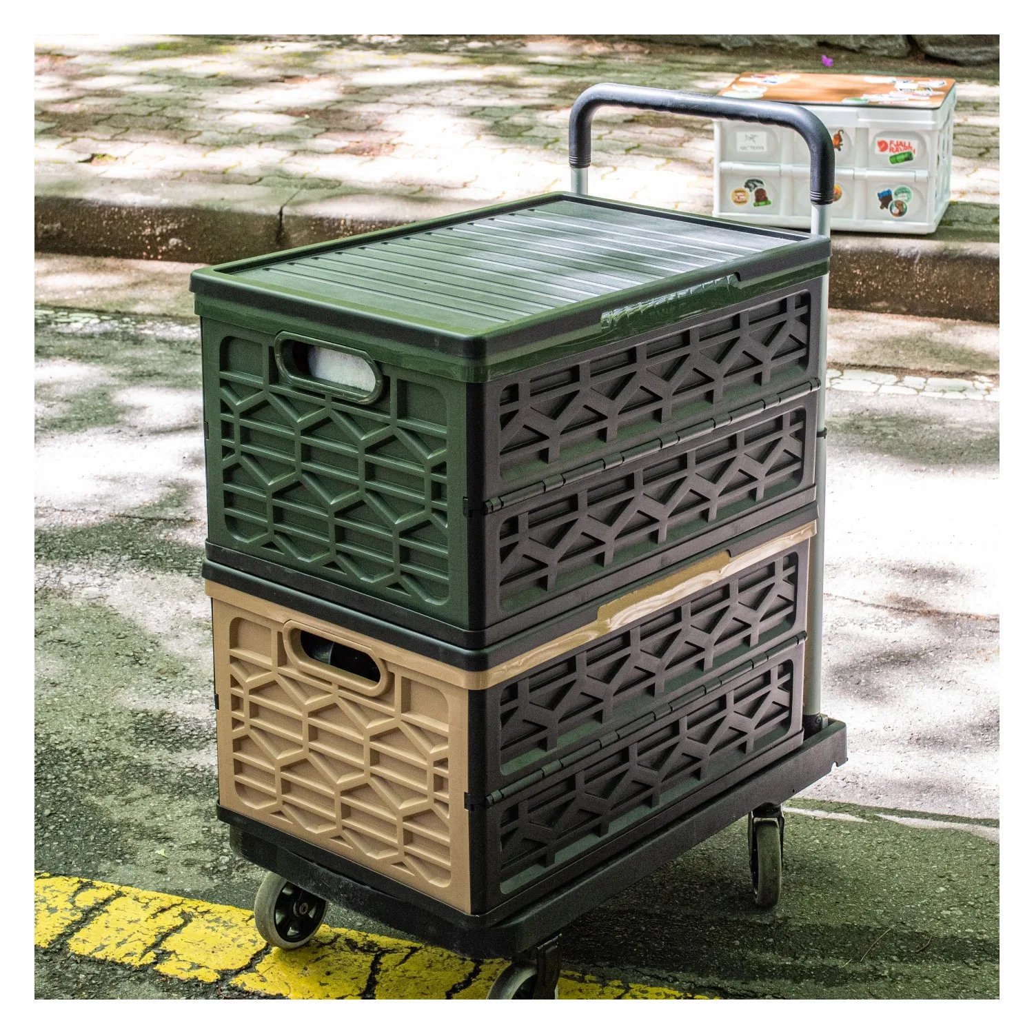 Организованное хранилище а также интерьер эффект 62L индийские складыванмая коробка многоцелевой сумка для хранения из материала PP квадратная