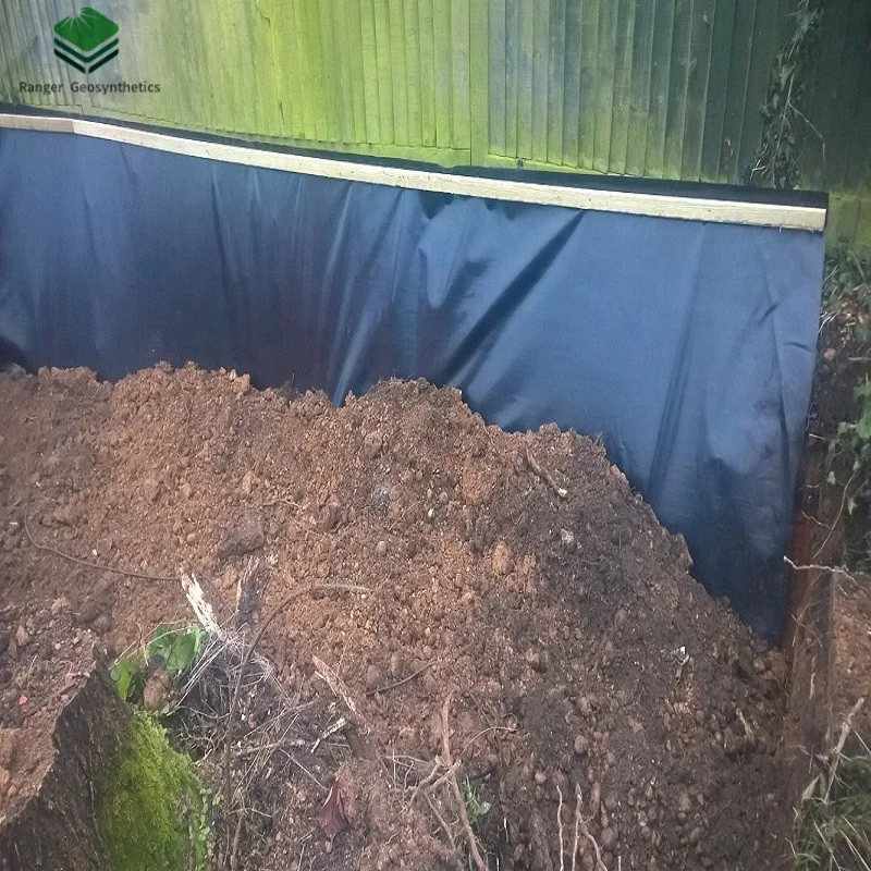 
60mil or 80mil thickness hdpe geomembrane root barrier for bamboo 