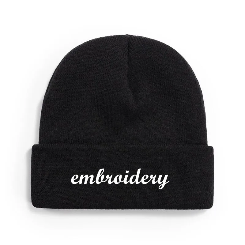 men UniseMen and Wox Winter Beanie  hat Multiple Colors Option Customized Logo winters Woolen  hat