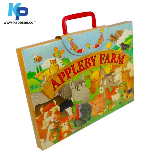 3D Жесткая обложка издательская книга служба печати дети английская красочная история