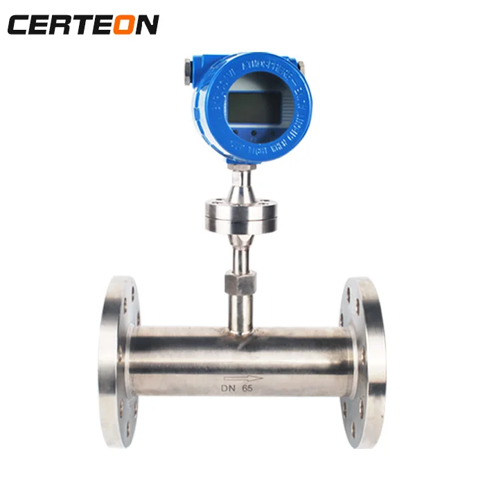 insertion flowmeter plug in thermal gas mass flow meter for compressed air gas CO2 1 inch DN nitrogen