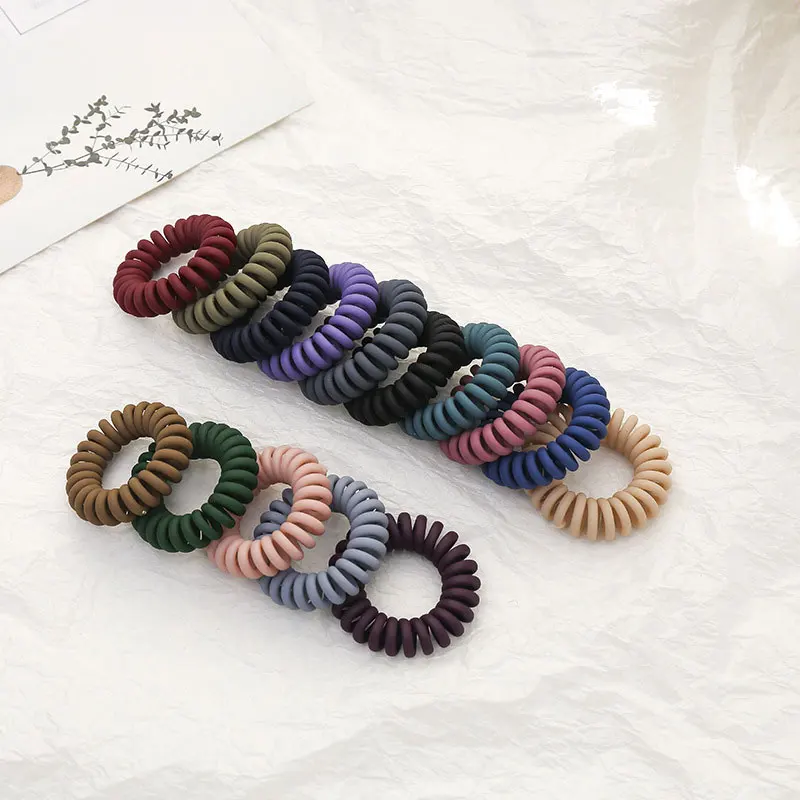 wholesale cheap women girl telephone line cord hair ties
