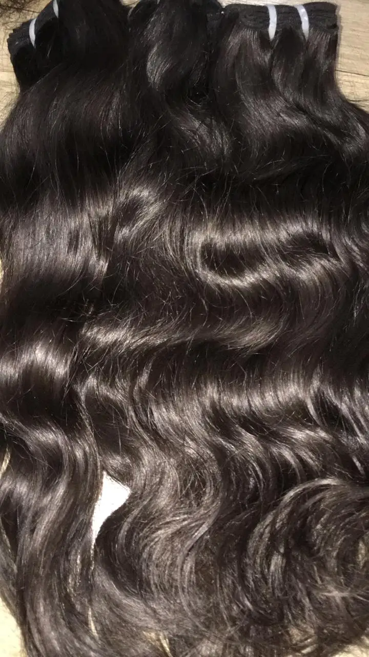 Unprocessed human hair bundles from Chennai temples Chemical free and tangle free human hair bundles raw hair vendor exporter