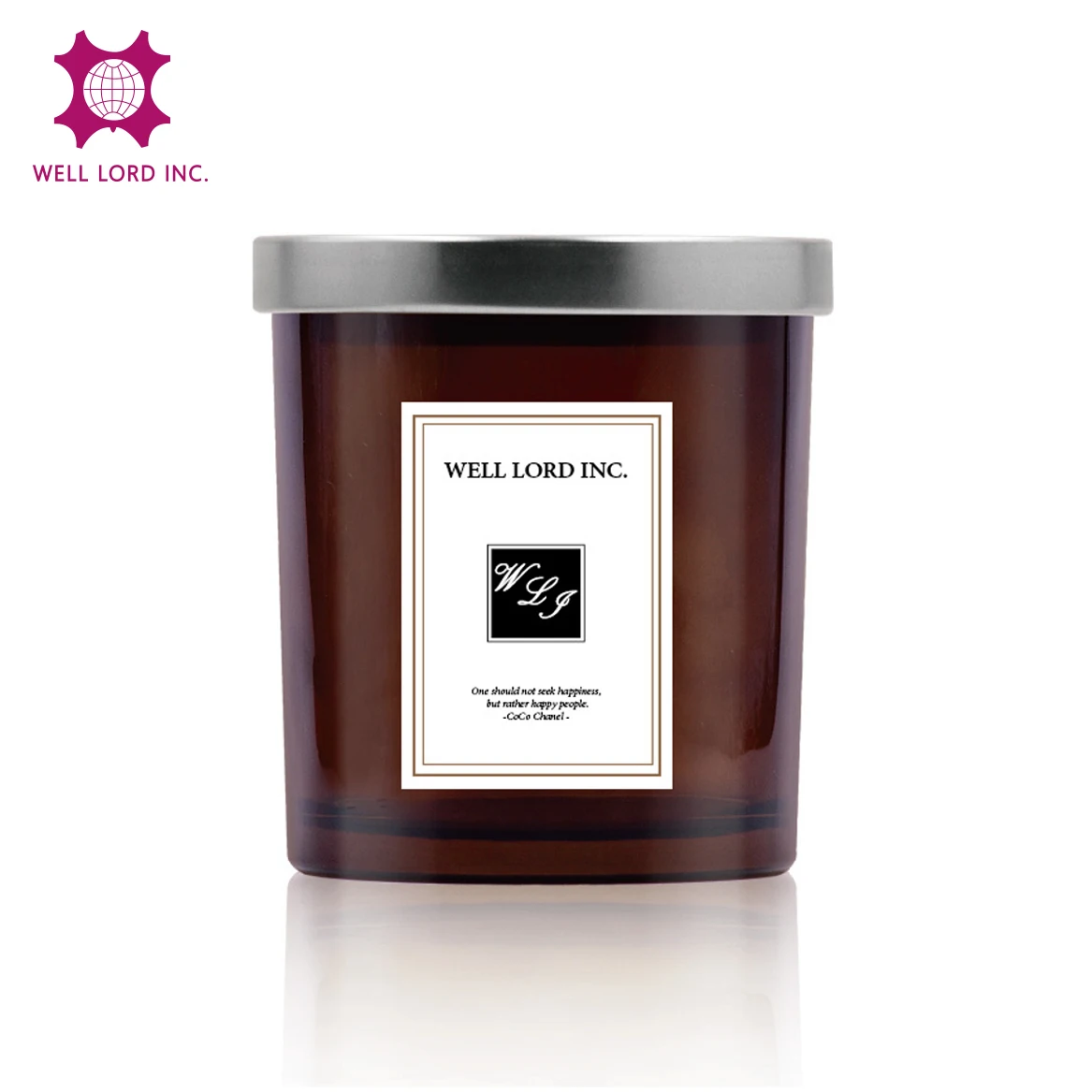 Luxury packaging empty candle glass jar for scented candles DIY home fragrance