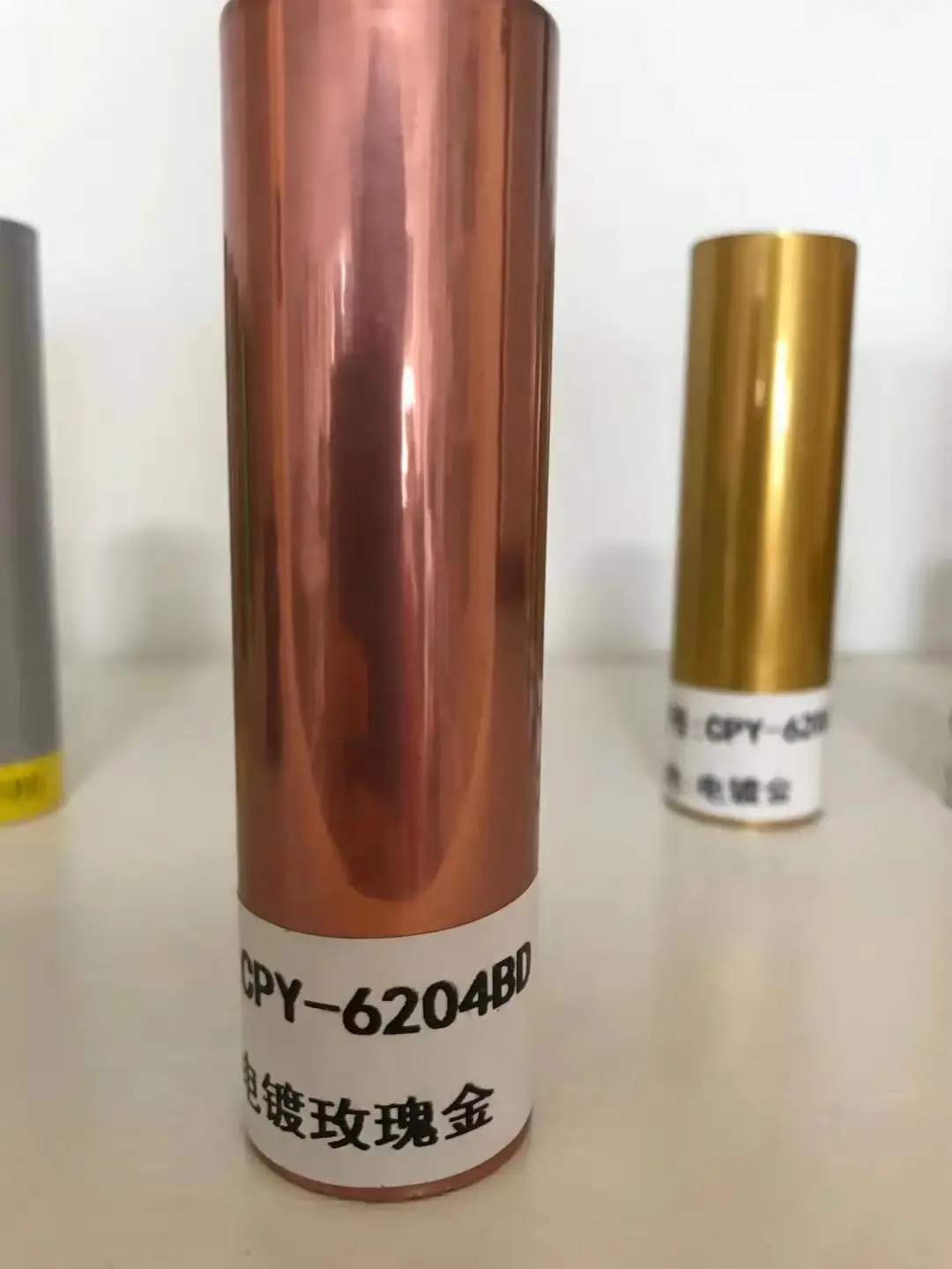 Rose Gold Metallic Powder Coatings Powder Candy Gold Yellow Coating Spray Paint for Outdoor Polyester Powder Coatings