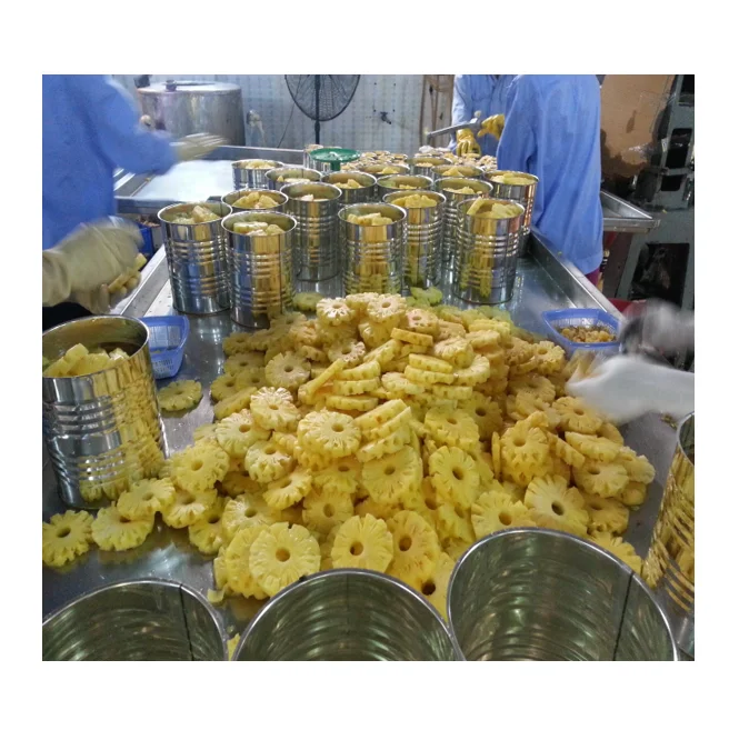 Ананас chunk в легком сиропе оптом