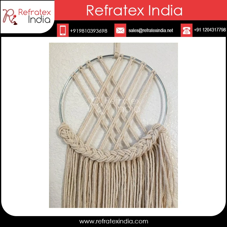 New  Decorative Cotton  Macrame Dream Catchers