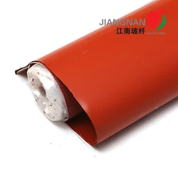 Heat Protection Fluororubber Fiberglass Fabric with Wired Fiberglass Fabric