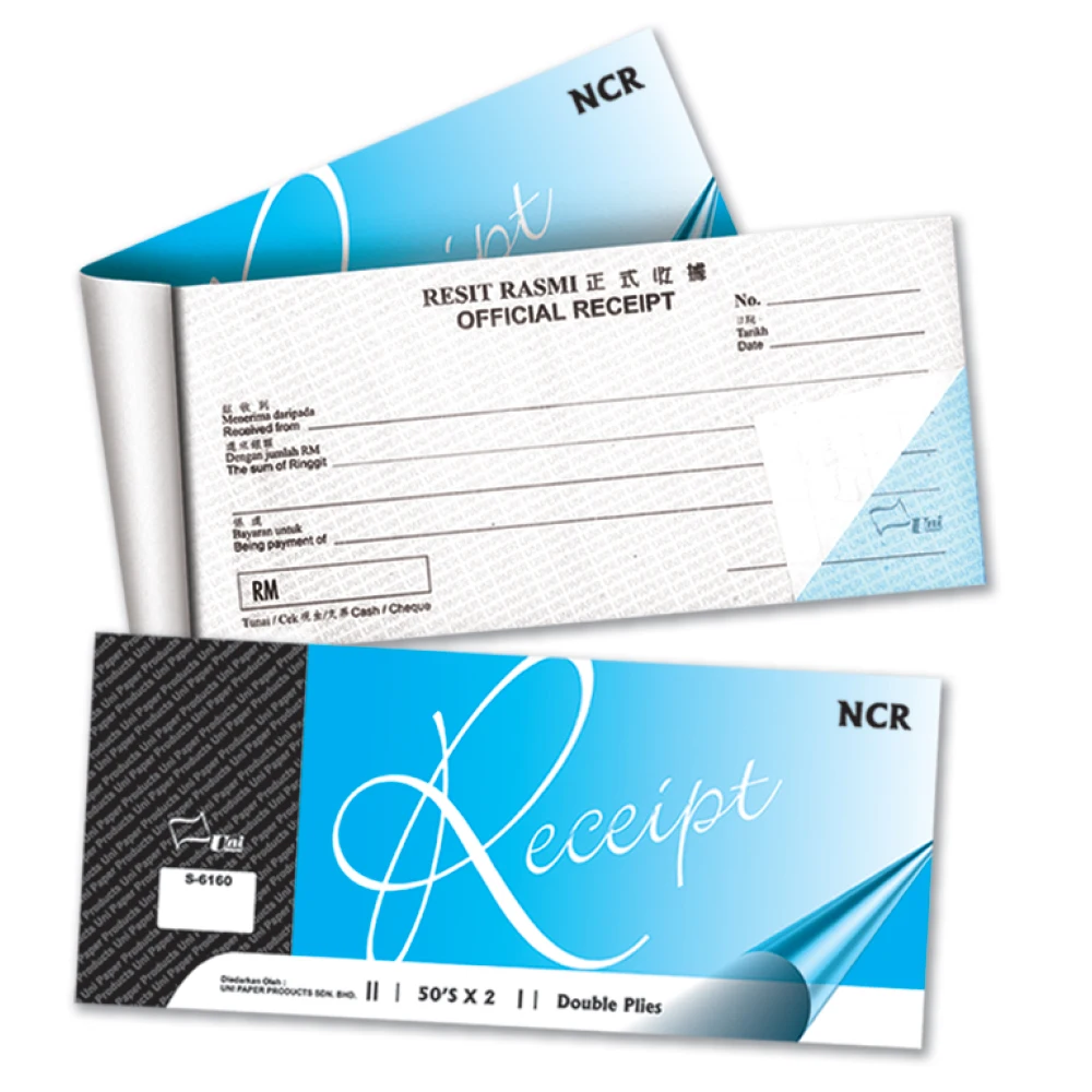 Receipt Book Custom Logo Printing Cheap Carbonless Copy Invoice Bill Book Duplicate Sales Order Wholesale Factory 2 Ply 3 Ply