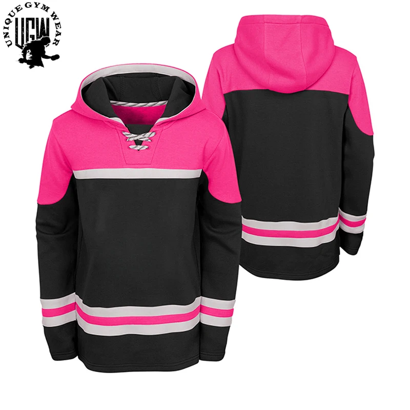 Худи для хоккея выполненное на заказ сублимированная профессиональная спортивная команда худи с шайбой унисекс