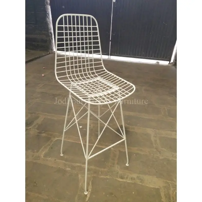High Quality Superior modern design outdoor elegant stacking metal wire dining chair furniture on sale
