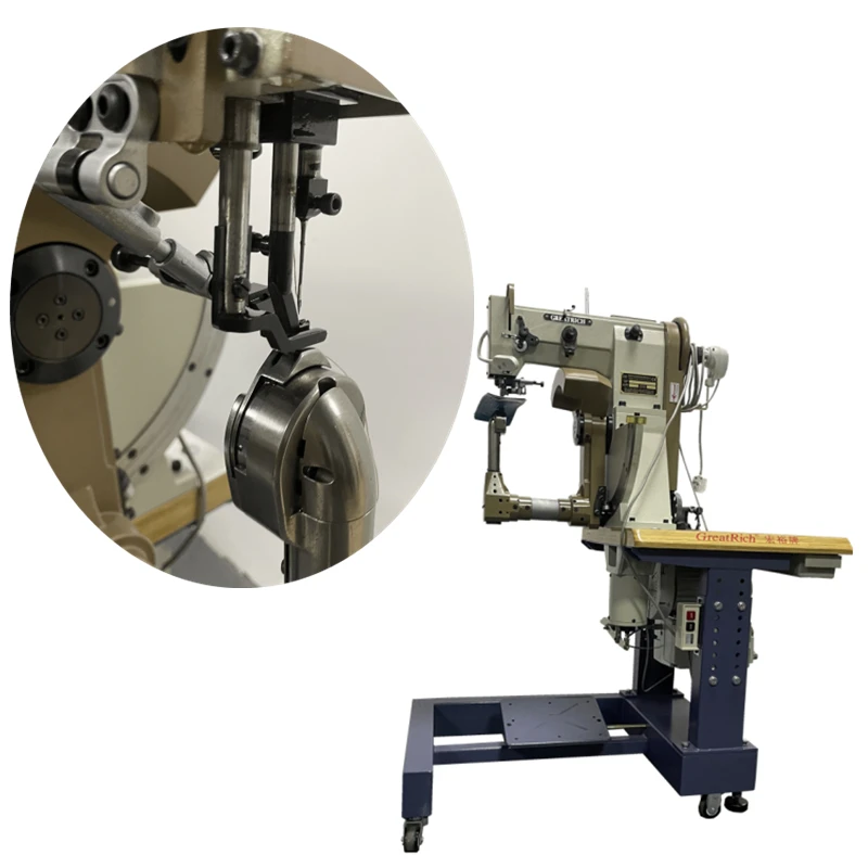 Swing Arm Heavy Duty Right Angle Side Portable Bag Sewing Machine GR-168FB