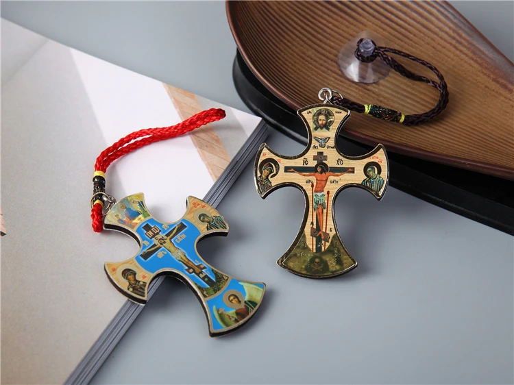 Hot Selling Orthodox Cross Unique Design Christian Jesus Vintage Religious Cross Pendants Customize