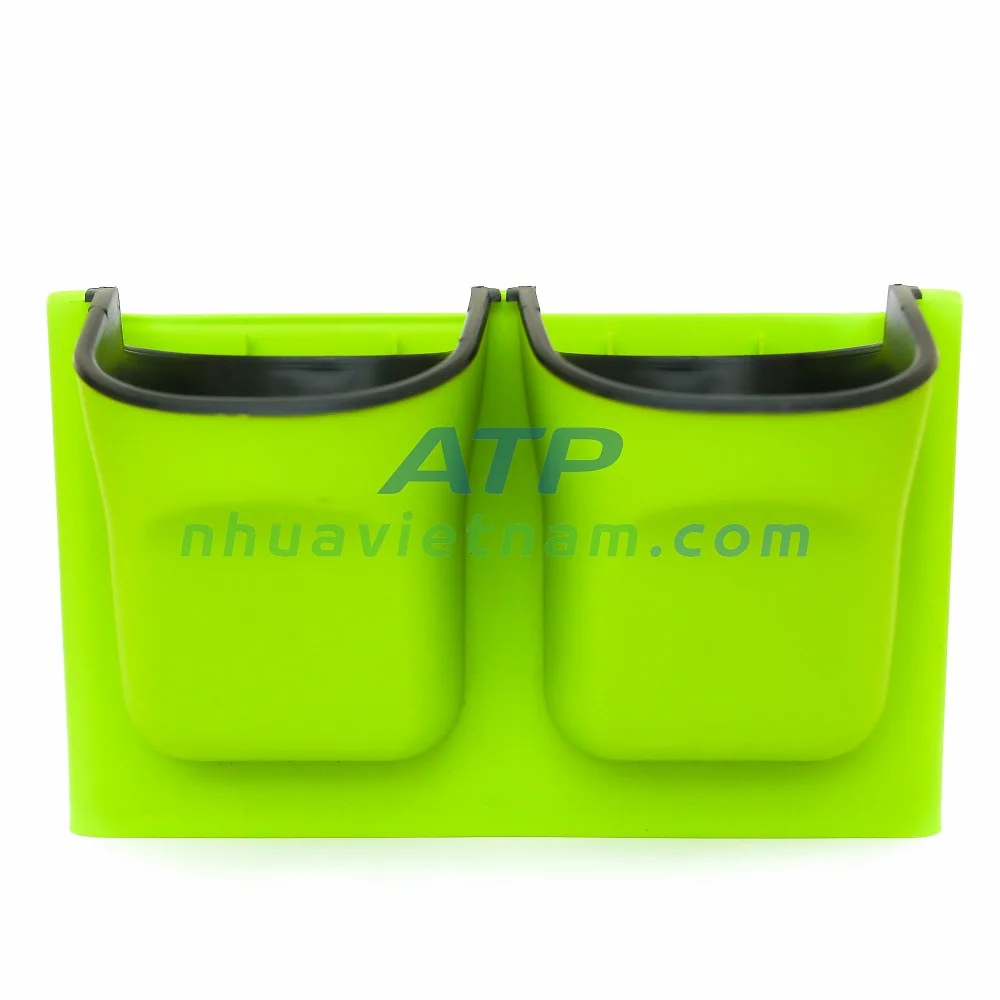 New Product Plastic Wall Hanging Planter Pot Two Compartment