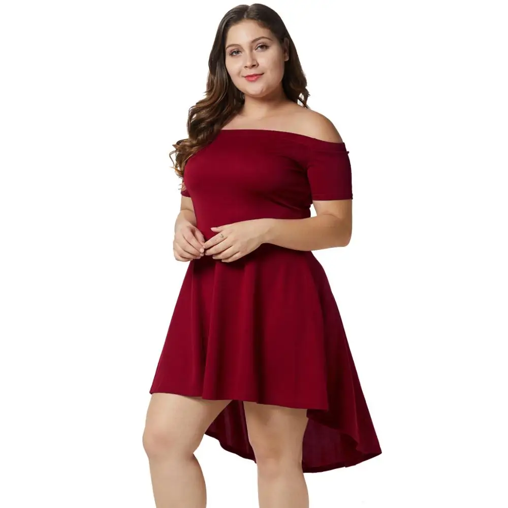 Elegant Party plus size online shopping dresses 2020 new one piece women dresses